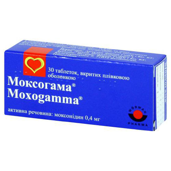 Моксогамма таблетки 0.4мг №30
